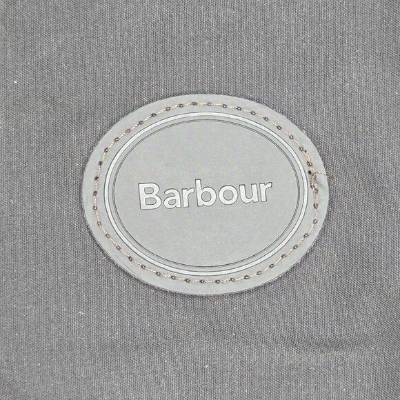 Barbour Quilted Black / Red Tartan Waxed Dog Coat - Picture 2 of 4